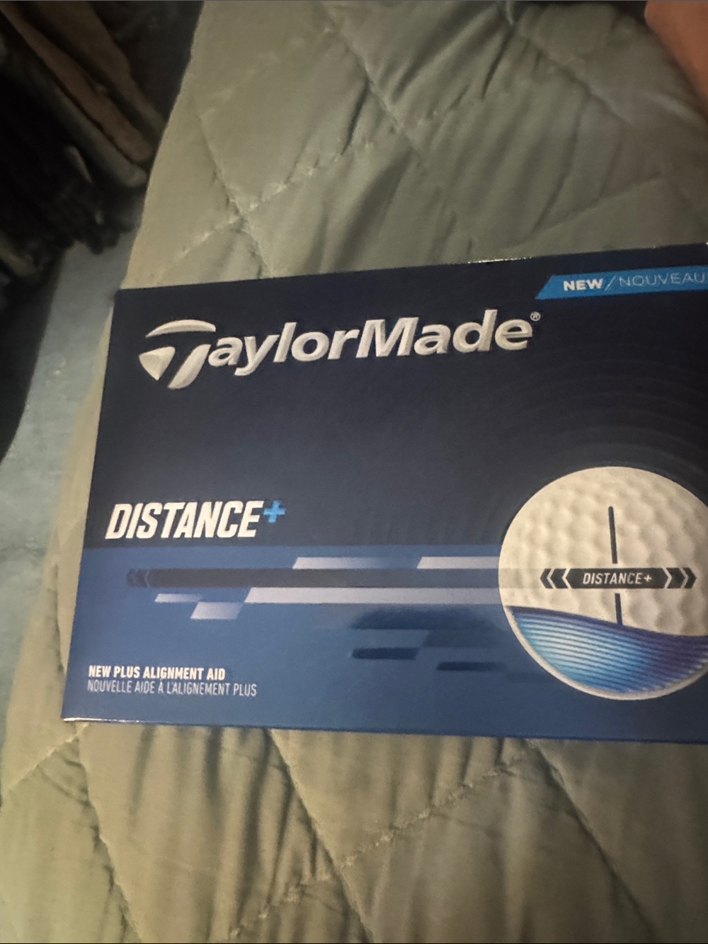 TaylorMade Blue White Distance+ Golf Ball Box